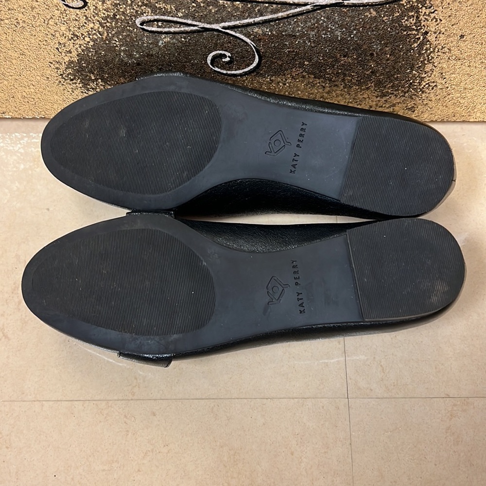 Katy Perry Black Silver The Pinz Slipper Loafer Flats,‎ size 7 - Picture 10 of 15